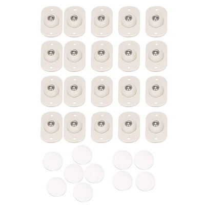 20 StüCk Selbstklebende Lenker Rolle Aus Rostfreier Stahl  EinfüGen Univers9796 - Bild 1 von 4