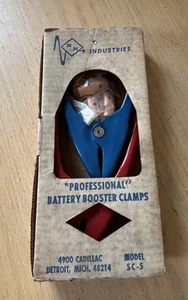 Vtg SC-5 BATTERY BOOSTER CLAMPS for JUMPER CABLES RN Industries CAR SHOW DISPLAY - Bild 1 von 7