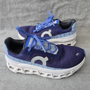 On Cloud CloudMonster Acai Lavender Blue Cloudtec Road Running Shoe Women Sz 10 - Picture 1 of 8