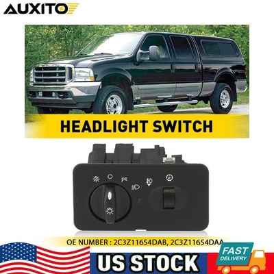 Headlight Switch For Ford F450 Super Duty 2002 2003 2004 F-550 Headlamp Foglight - Image 1 of 4