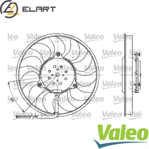 FAN RADIATOR 698611 FOR AUDI A4/B7/Convertible/B6 A6/C5 SEAT EXEO/ST AWM 1.8L - Picture 1 of 8