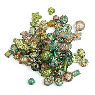 1.7oz Gemstone Beads For Jewellery Making Vintage Now  lot Bulk  ALL Brand New - Image 1 of 4