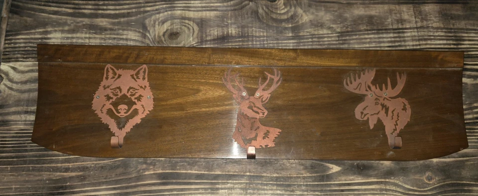 Rack de casaco rústico - Imagem 1 de 2