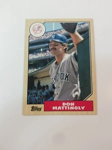 2017 Topps #87-67 Don Mattingly 1987 Topps béisbol 30 aniversario - Imagen 1 de 2