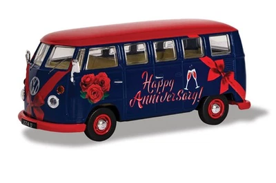 Corgi 1/43 VW Camper Car Happy Anniversary - Image 1 of 2