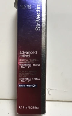 Lote de 2 cremas hidratantes de renovación nocturna StriVectin Advanced Retinol 0,25 oz cada una Foto 1 de 4