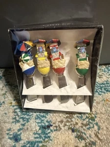 HTF Vintage Centrum Beach Ball Sand Pail Umbrella Gourmet Spreaders Damaged Box - Picture 1 of 4