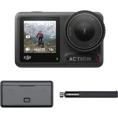 New DJI Osmo Action 4 Long Range Sports Camera Waterproof Cycling Diving Camera - Image 1 of 4