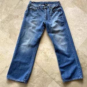 Jeans Lucky Brand para hombre 34 (33x28) Sunset 181 Bootleg denim desteñido - Imagen 1 de 12