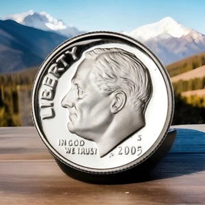 2005-S Roosevelt Dime Gem Silver Proof US Coin | Free Shipping W/Tracking - Picture 1 of 5