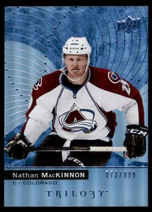 2017-18 Upper Deck Trilogy Blue #22 Nathan MacKinnon /999