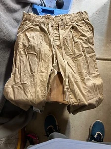 Ann Taylor Loft hellbraun elastische Taille bequeme Freizeithose Größe 18 - Bild 1 von 3