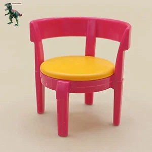 Playmobil runder Stuhl rosa-gelbes Kissen-Sofa-Cafeteria-Küche-Haus-4857 - Bild 1 von 1