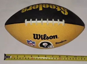 Wilson Pittsburgh Steelers calcio in gomma junior taglia 10" - Foto 1 di 13
