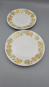Platos laterales soleados Noritake mediados de siglo China moderna excelente estado - Imagen 1 de 6