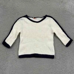 Vintage Orlon Acrylic Sweater Girl's Medium 10/12 Knit Acadamia 60s Pullover - Picture 1 of 12