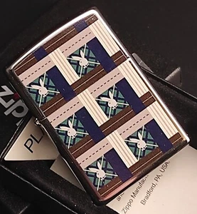 Zippo PLAYBOY  Windows RHD Weave Pattern (Farbdruck/Print) - Bild 1 von 7