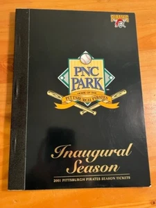 2001 Pittsburgh Pirates Partial Season Ticket Book - First year in PNC Park - Picture 1 of 4