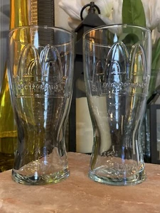 Juego de 2 vasos transparentes retro McDonalds vintage 1992 - Imagen 1 de 6