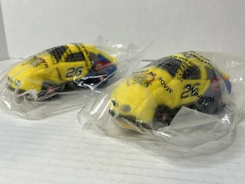 Two Cheerios Cereal Racing Race Car Plush 26 General Mill New Stuffed Toy Nascar Cover