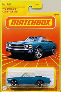 Matchbox Retro ‘71 Chevy Chevelle Green 2021 New Release - Picture 1 of 2