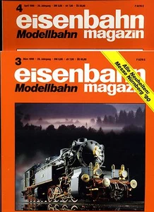 Eisenbahn Magazin Modellbahn -- 1990 -- Ausgabe 3 + 4 -- 2 Stück -- - Picture 1 of 1