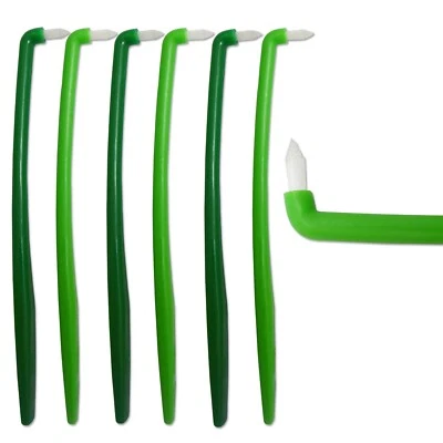DENTAL AESTHETICS 6 x schlanke feste Interspace Zahnbürsten ~ Interdental kieferorthopädische Zahnspange Zähne
