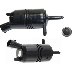 Set of 2 Windshield Washer Pumps Front & Rear for Chevy Olds Suburban K2500 Pair