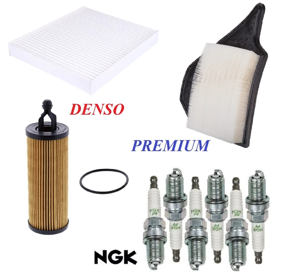Tune Up Kit Filters Spark Plugs For CHRYSLER TOWN & COUNTRY V6; 3.6L 2014-2016 - Image 1 of 1