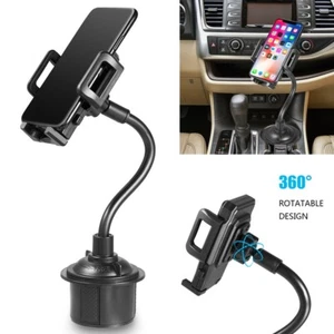 Universal Adjustable Cell Phone Cup Holder Cradle Phone Mount  Phone Stand - Picture 1 of 12