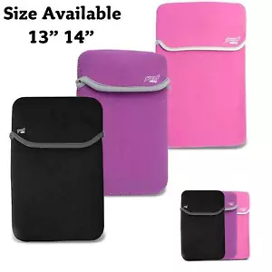 14" Inch Soft Neoprene sleeve protection case cover bag pouch for Laptops Tablet - Picture 1 of 3