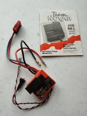 Novak 410-M5 Electronic Speed Control ESC Vintage RC - Image 1 of 3