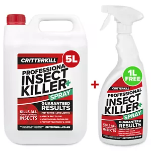 More details for 6l insect killer spray insecticide bed bug &amp; household pests - pro strength