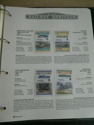 RAILWAY HERITAGE 1983 MINT STAMPS  GRENADINES OF ST VINCENT 10C 15C 35C $1 - Image 1 of 4