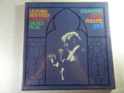 Leonard Bernstein Conducts Sacred Music 3-LP Box Set Bach Haydn New Sealed - Image 1 of 4