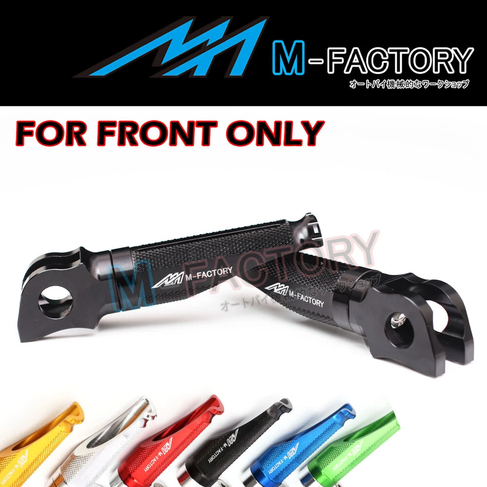 Clavijas de pie de piloto estándar CNC Shinobi para Honda CBR 929RR 600RR 1000F 1100XX Foto 1 de 4