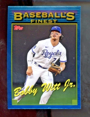 2024 Topps Baseball's Finest Bobby Witt Jr. 1993 Finest Prototype #93-15 - Image 1 of 2