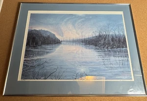 Eli Thomas Native American Wolves Along the Mohawk Lithograph Limited Edition - Picture 1 of 8