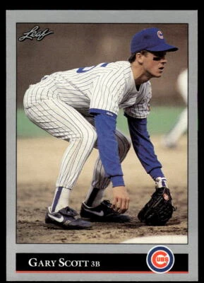 Gary Scott #6 1992 Leaf  Chicago Cubs - Image 1 of 2