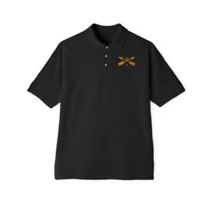 Men's Piqué Polo - 1st Bn 10th SFG Branch wo Txt - Picture 1 of 6