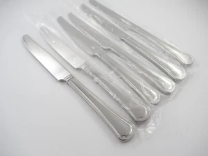 6 Dinner Knives ARLINGTON, NEWTON Reed & Barton Glossy 18/10 Stainless Flatware - Picture 1 of 4