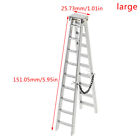 100MM 150MM Aluminum Mini Ladder for 1:10 RC Rock Crawler Axial SCX10 90046B S❤B