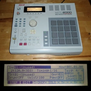 Fully Serviced Akai MPC 2000 w/ MAXED RAM Drum Kits & OS.V.1.72 Disk - Picture 1 of 15