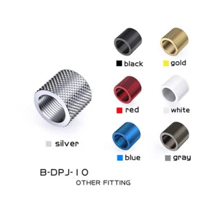 Bykski G1/4' Female to Female Double-sided Thread Extender 15mm Fitting Adapter - Photo 1/16