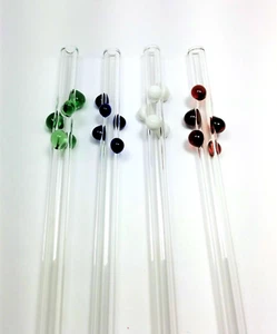 Glass Drinking Straws - Hand Blown Glass - Made in Colorado from Thestrazspot - Picture 1 of 4