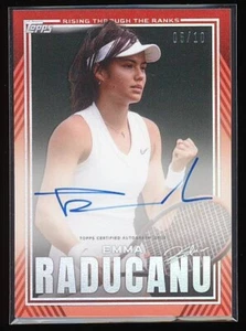 2022 Topps Emma Raducanu Rising Through The Ranks Auto Autograph /10 #14A - Picture 1 of 2