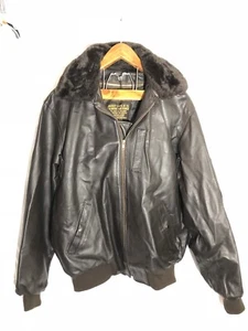 Chaqueta de cuero de bombardero de vuelo B-15 de colección piel de oveja Top Gun Fuerza Aérea de EE. UU. - Imagen 1 de 8