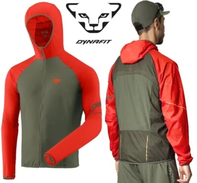 DYNAFIT alpine wind jacket trail running water wind resistant ultralight mens LG - Image 1 of 4