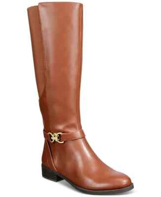 INC International Concepts Faron Womens Riding Boot Cognac - Multiple Sizes - Image 1 of 4
