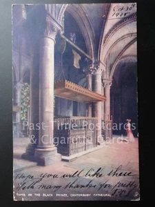c1905 Tucks Canterbury: Tomb of the Black Prince No.1485 (PM) Canterbury cds - Picture 1 of 1